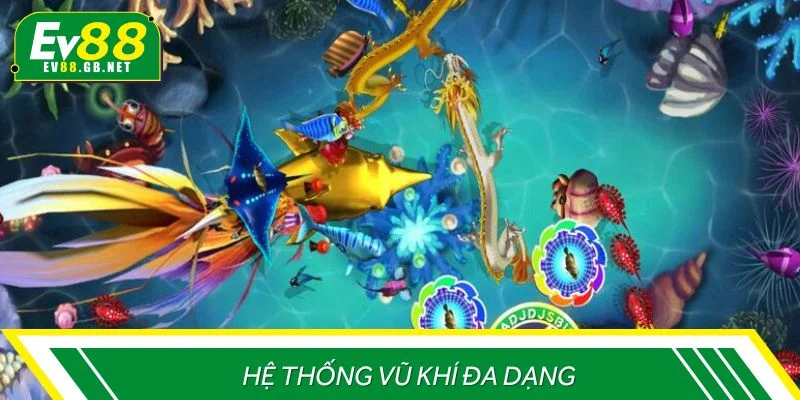 Trò chơi mang đến đa dạng các loại vũ khí, có thể nâng cấp dễ dàng